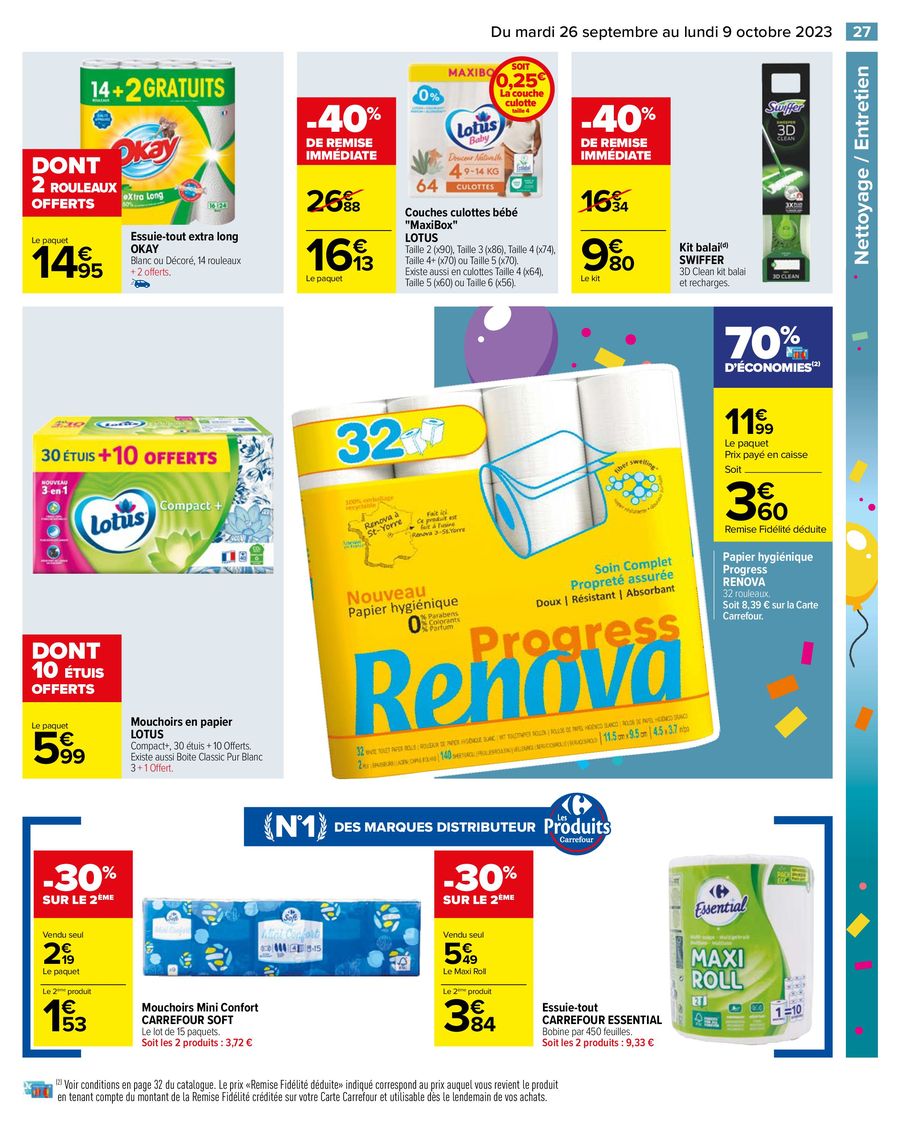 Catalogue Carrefour 26 Septembre – 8 Octobre 2023 Page 33