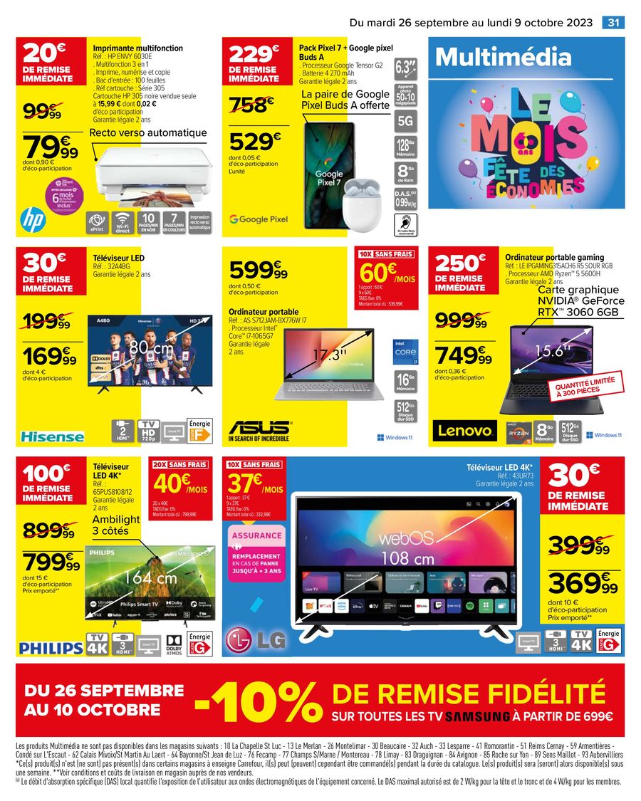 Catalogue Carrefour 26 Septembre – 8 Octobre 2023 Page 37