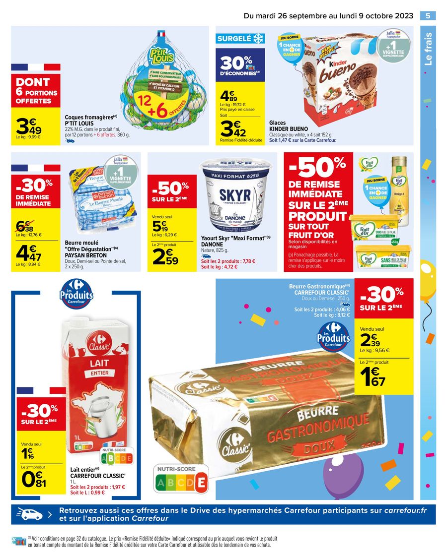 Catalogue Carrefour 26 Septembre – 8 Octobre 2023 Page 9