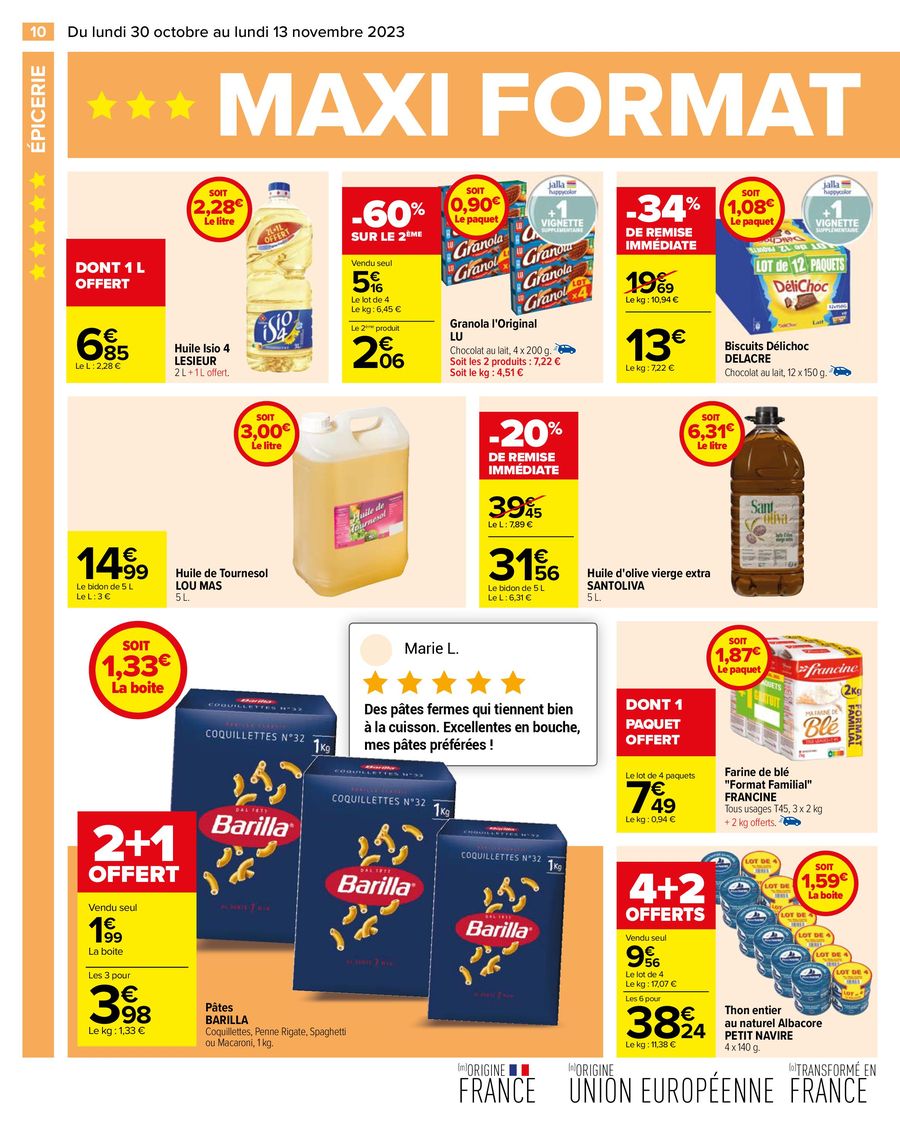 Catalogue Carrefour 30 Octobre – 13 Novembre 2023 Page 14
