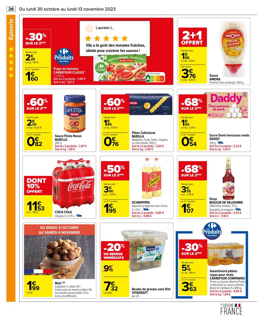 Catalogue Carrefour 30 Octobre – 13 Novembre 2023 Page 30