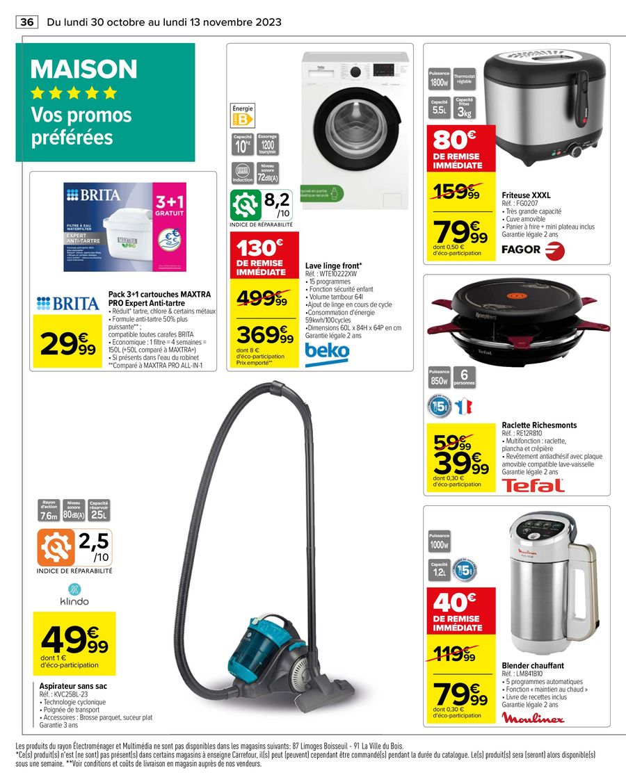 Catalogue Carrefour 30 Octobre – 13 Novembre 2023 Page 42