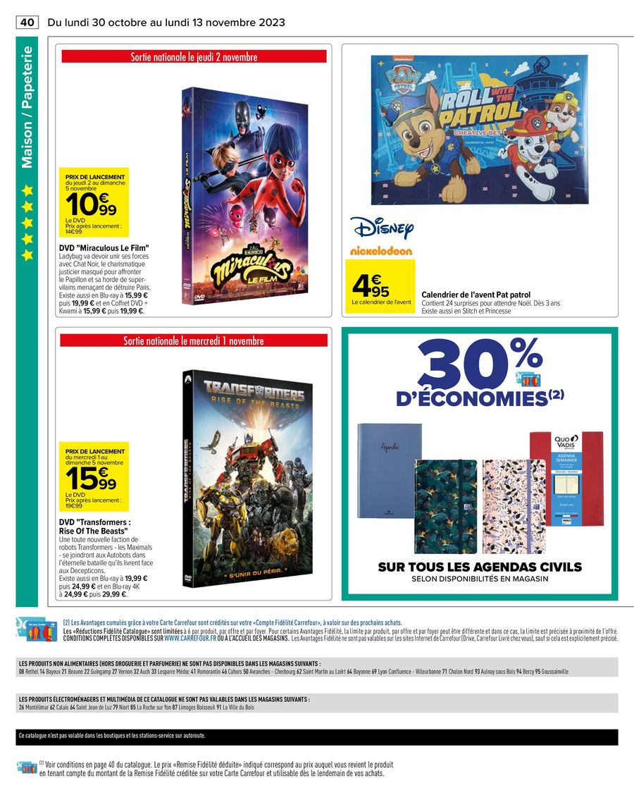 Catalogue Carrefour 30 Octobre – 13 Novembre 2023 Page 46