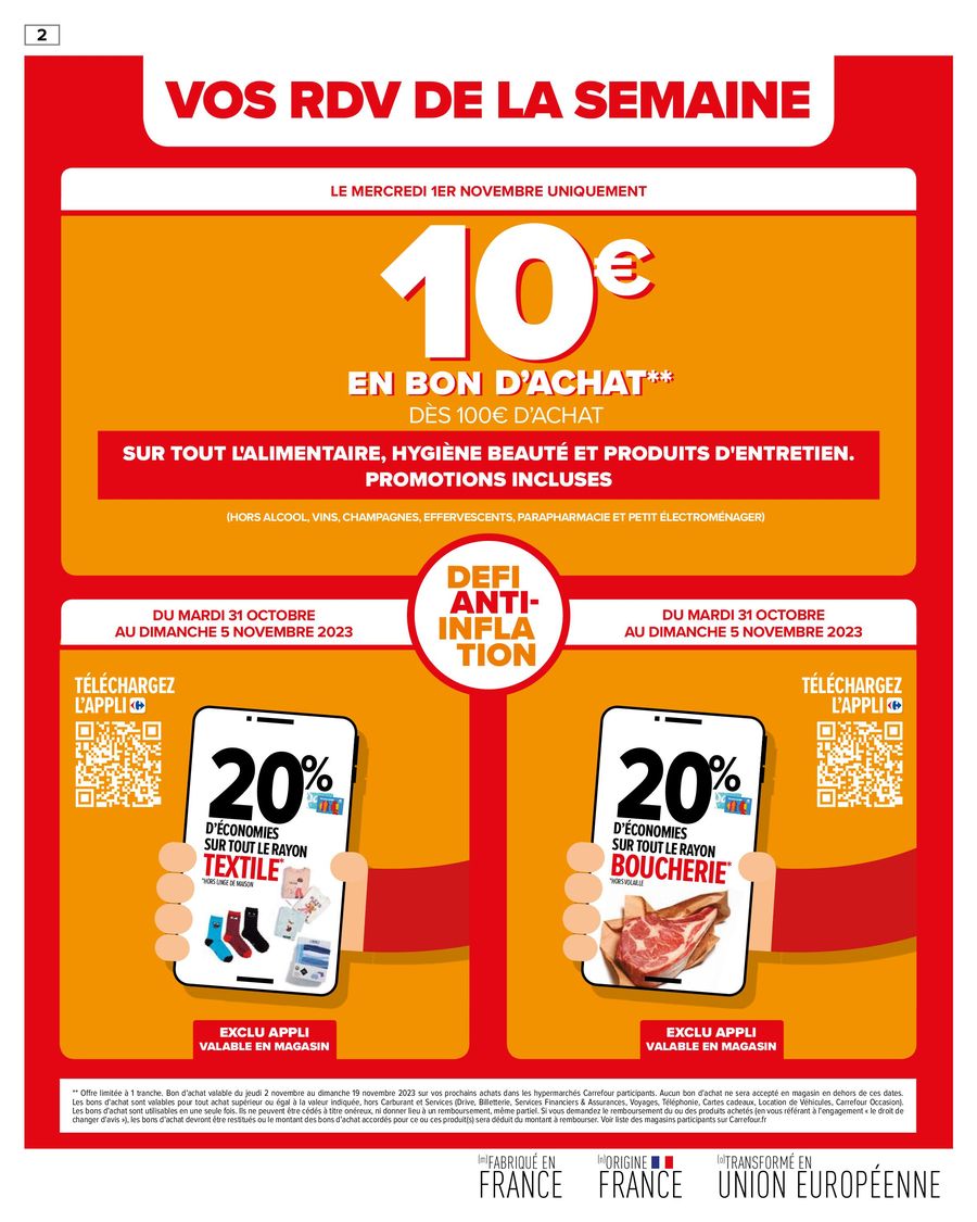 Catalogue Carrefour 30 Octobre – 13 Novembre 2023 Page 6