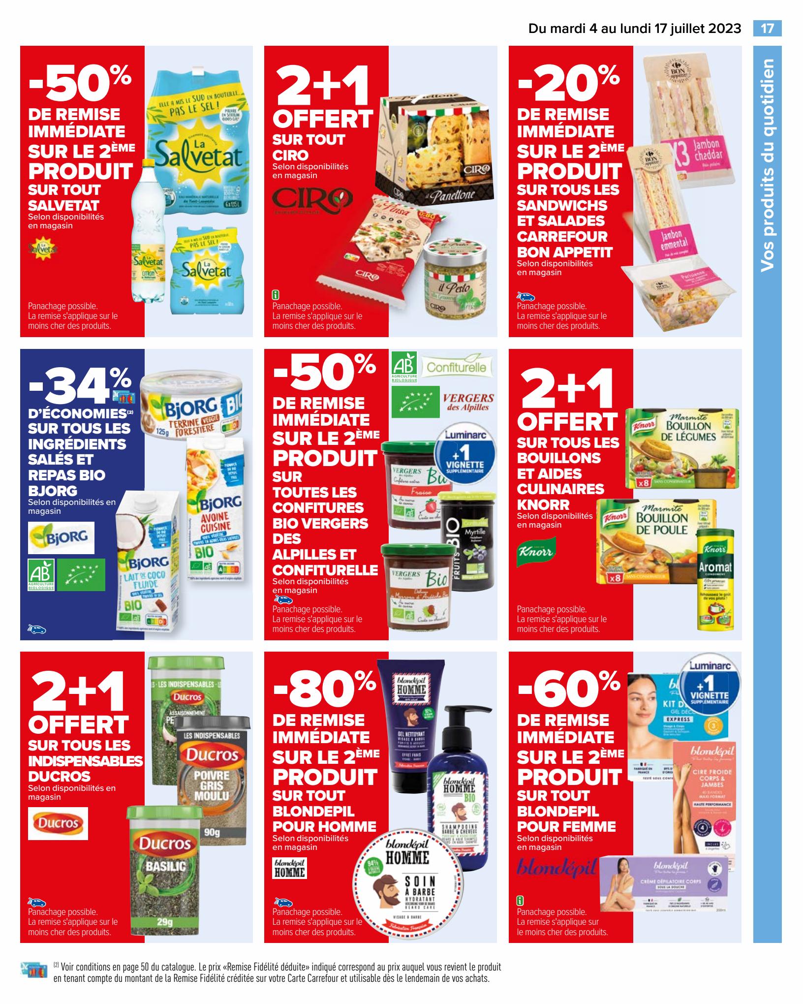 Catalogue Carrefour 4 – 17 Juillet 2023 Page 19