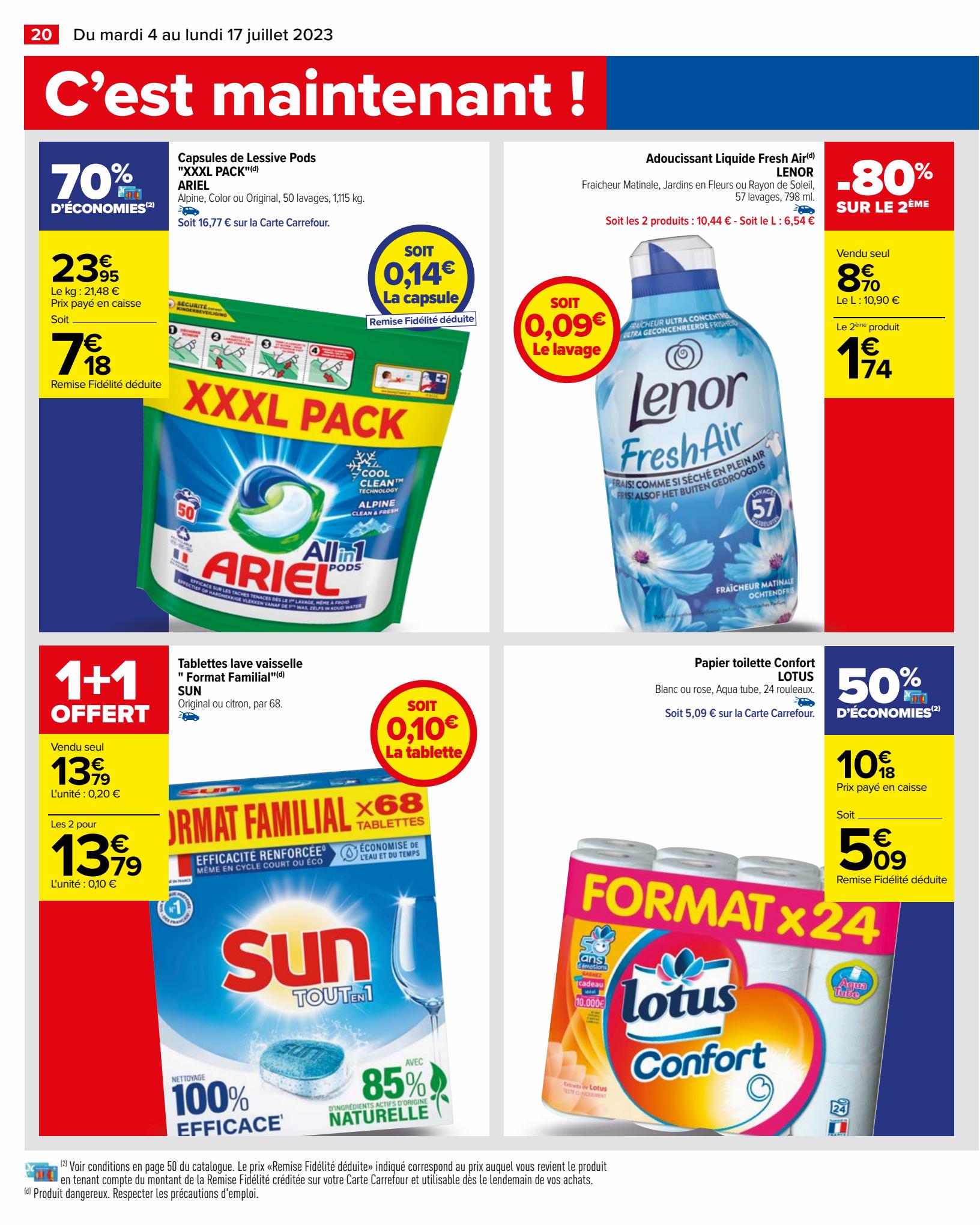 Catalogue Carrefour 4 – 17 Juillet 2023 Page 22