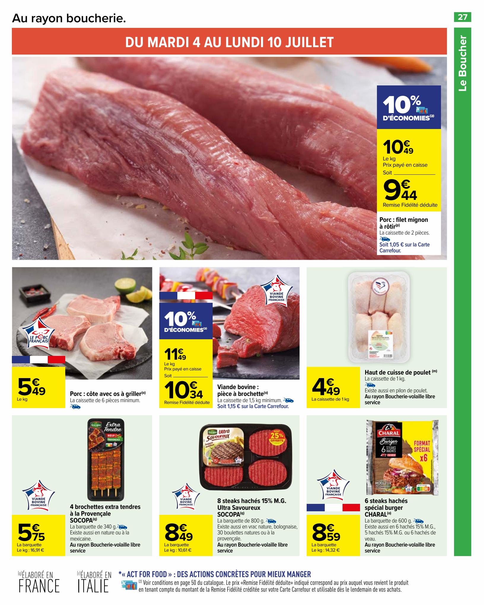 Catalogue Carrefour 4 – 17 Juillet 2023 Page 29