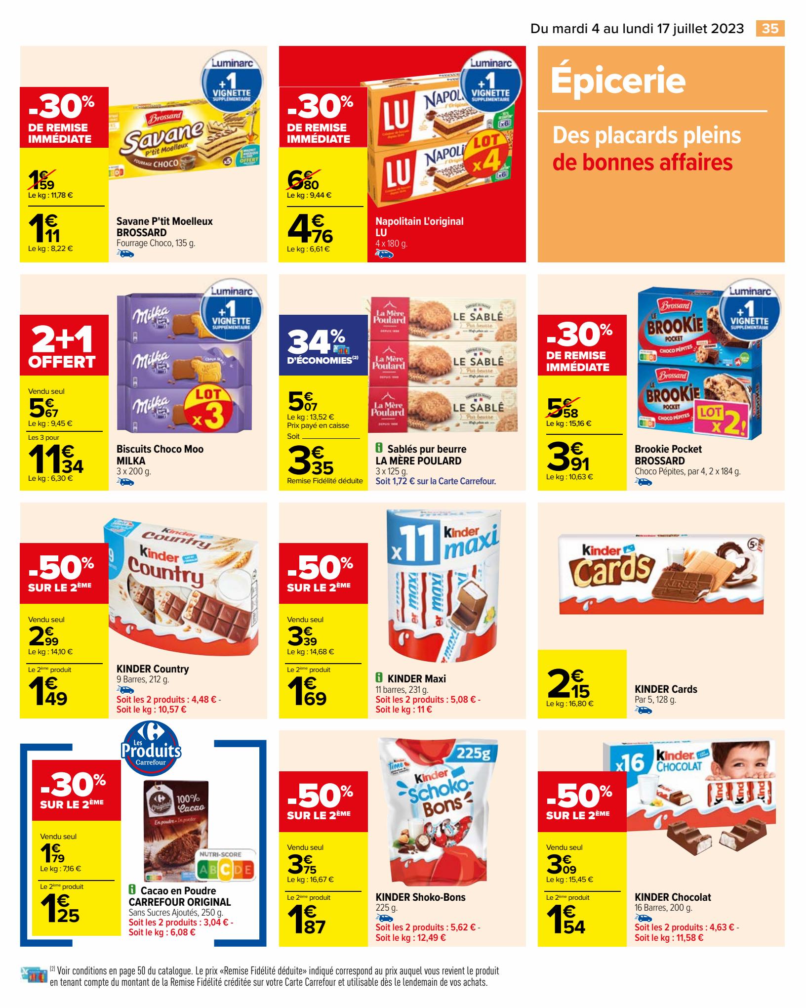 Catalogue Carrefour 4 – 17 Juillet 2023 Page 39
