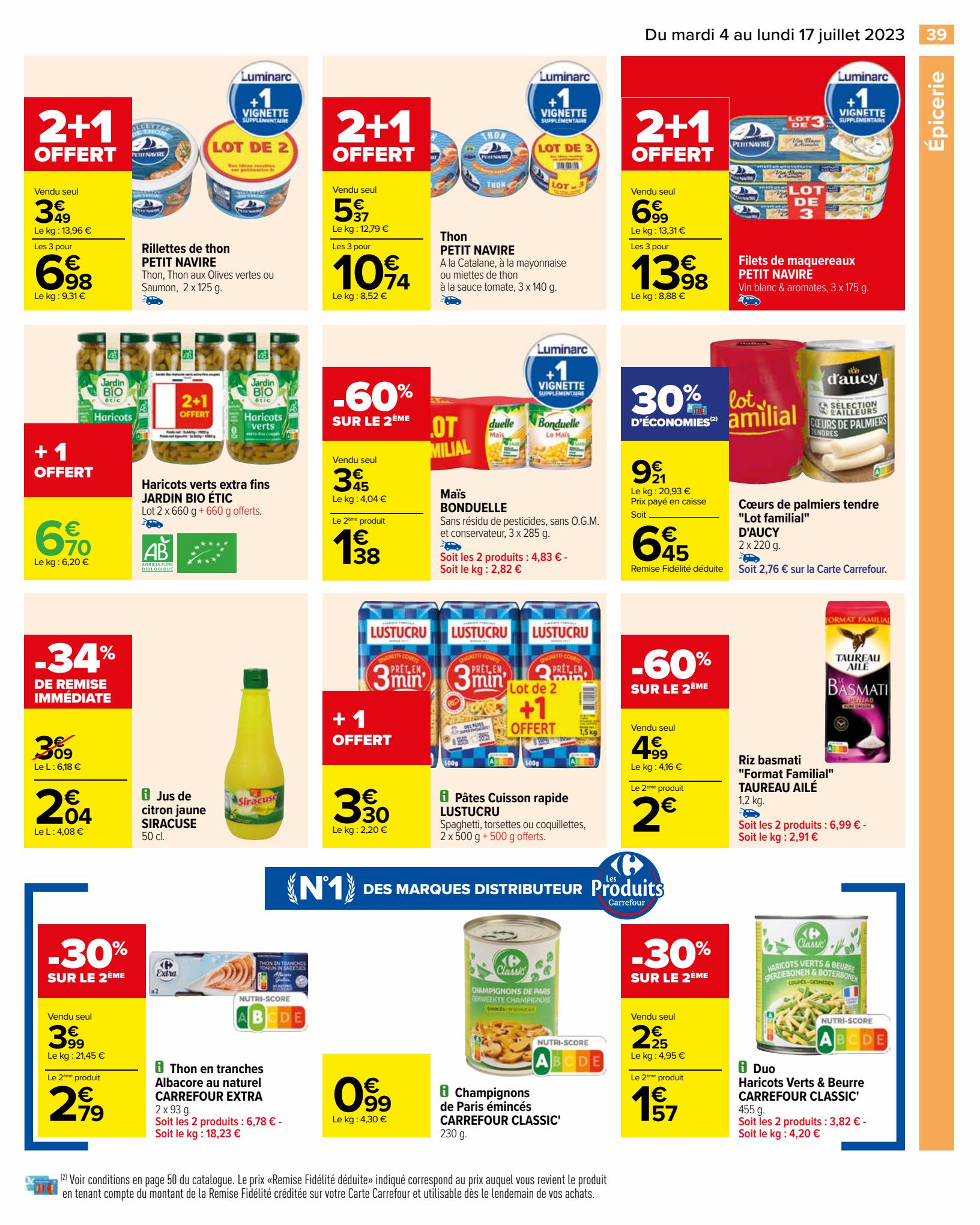 Catalogue Carrefour 4 – 17 Juillet 2023 Page 43