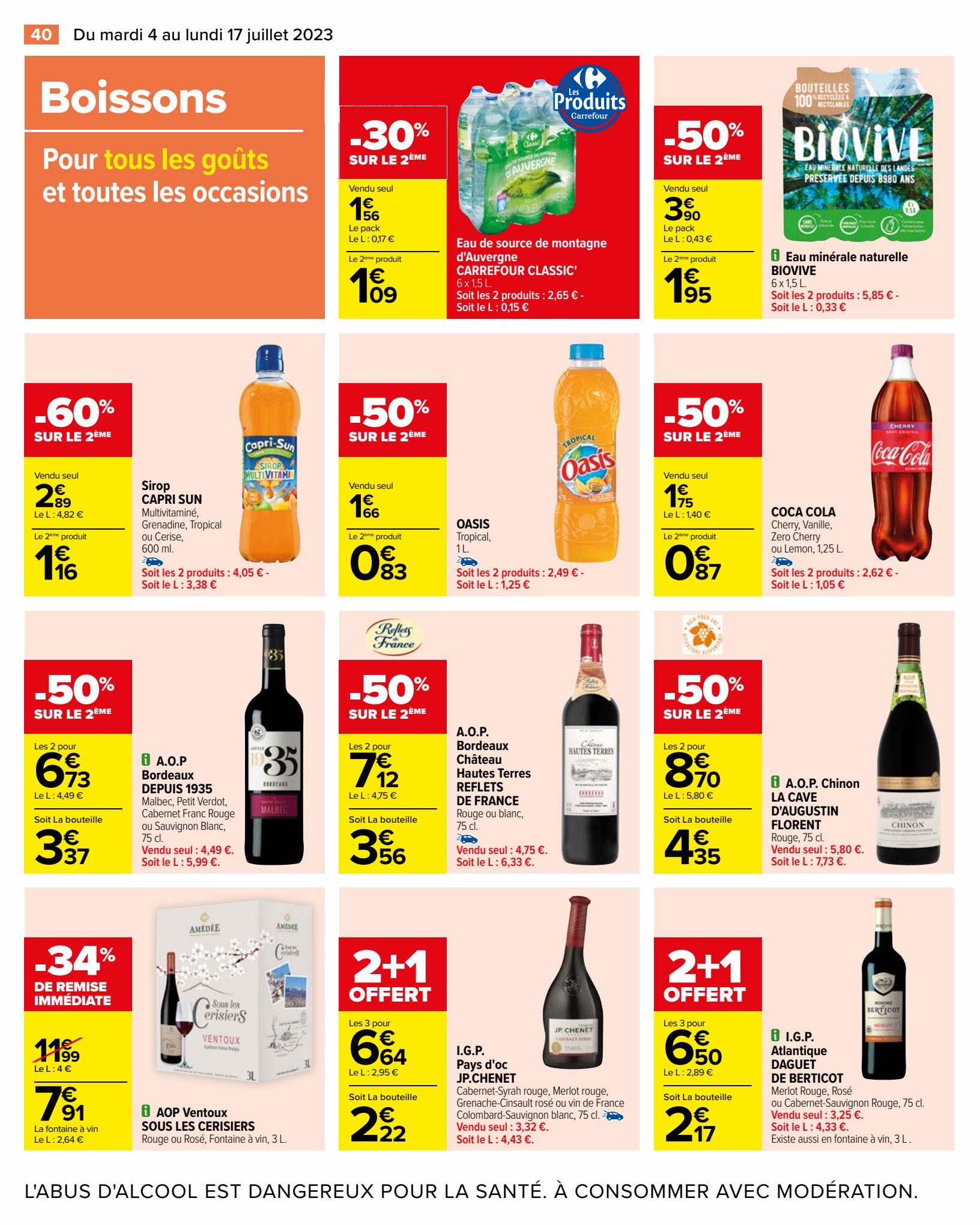 Catalogue Carrefour 4 – 17 Juillet 2023 Page 44