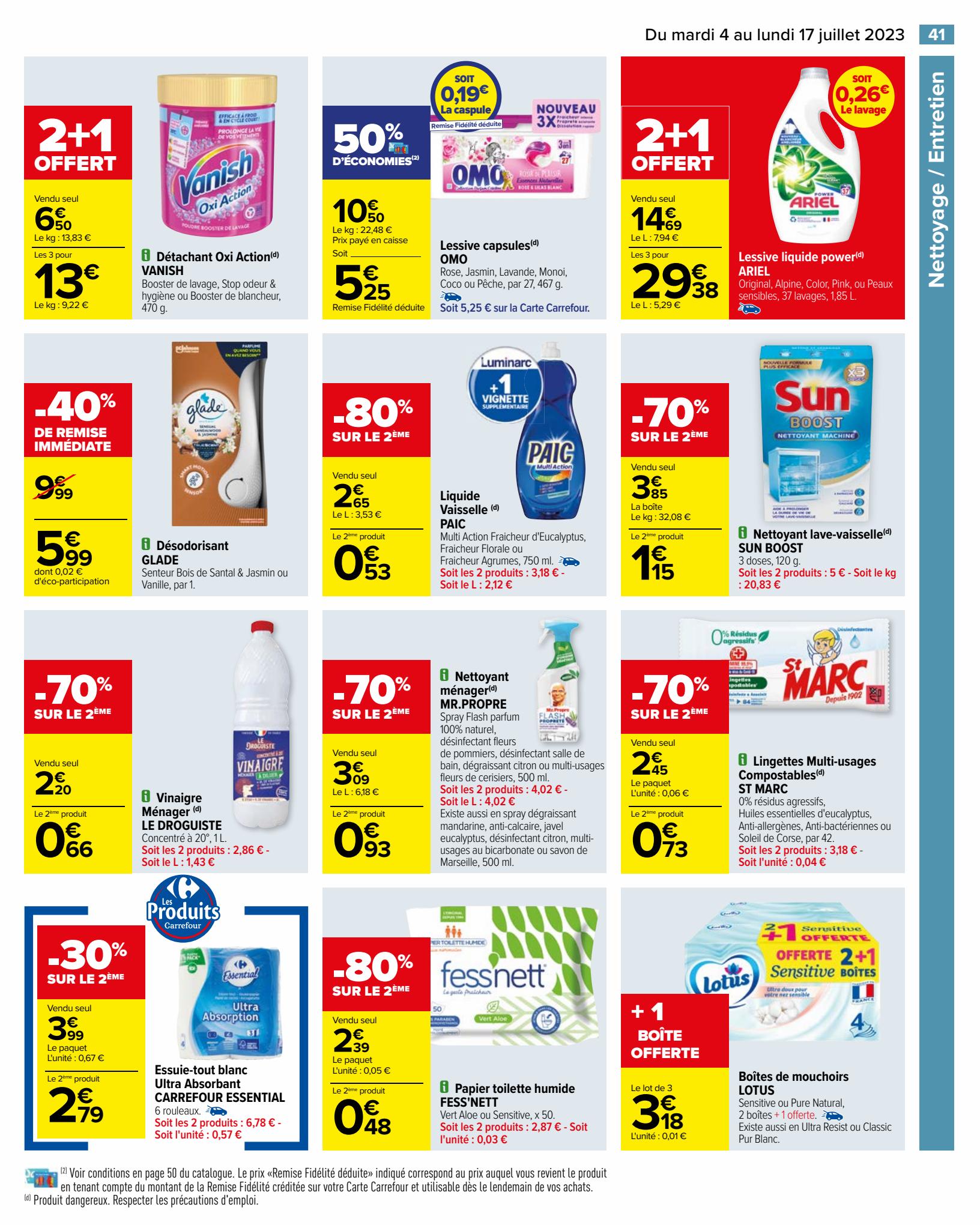 Catalogue Carrefour 4 – 17 Juillet 2023 Page 45