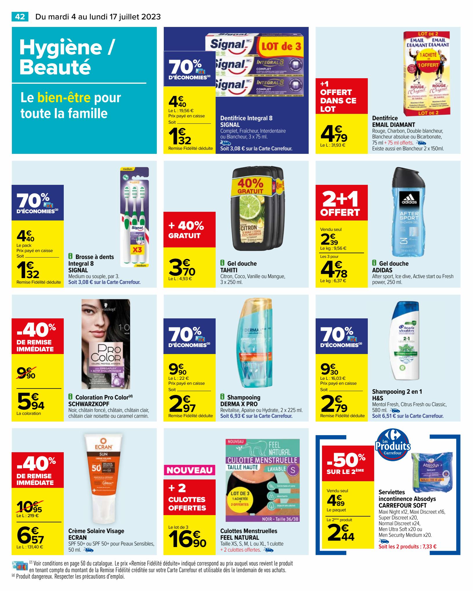 Catalogue Carrefour 4 – 17 Juillet 2023 Page 48