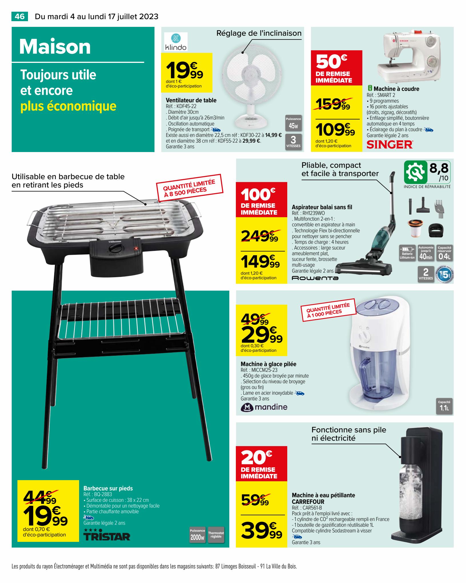 Catalogue Carrefour 4 – 17 Juillet 2023 Page 54