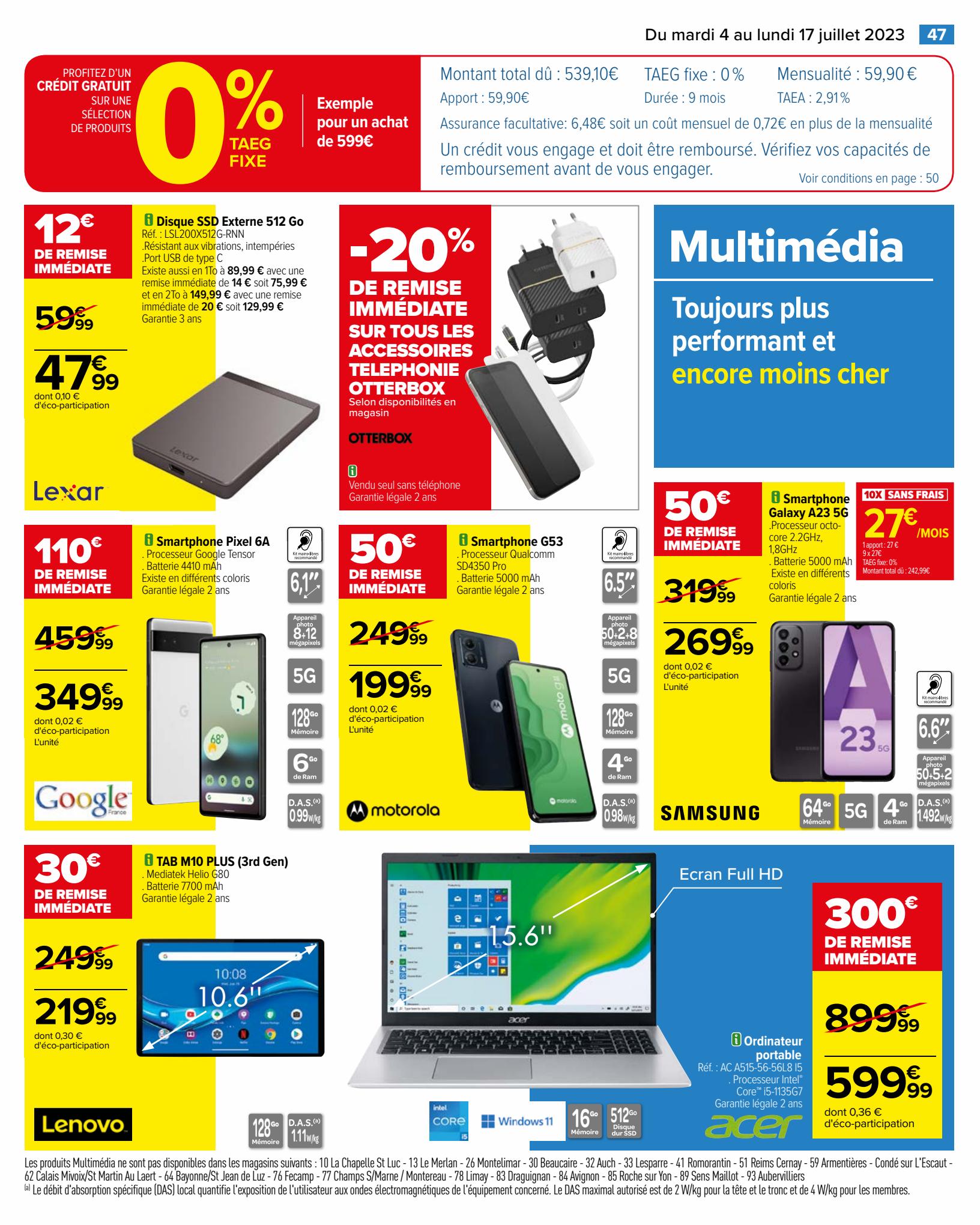 Catalogue Carrefour 4 – 17 Juillet 2023 Page 55