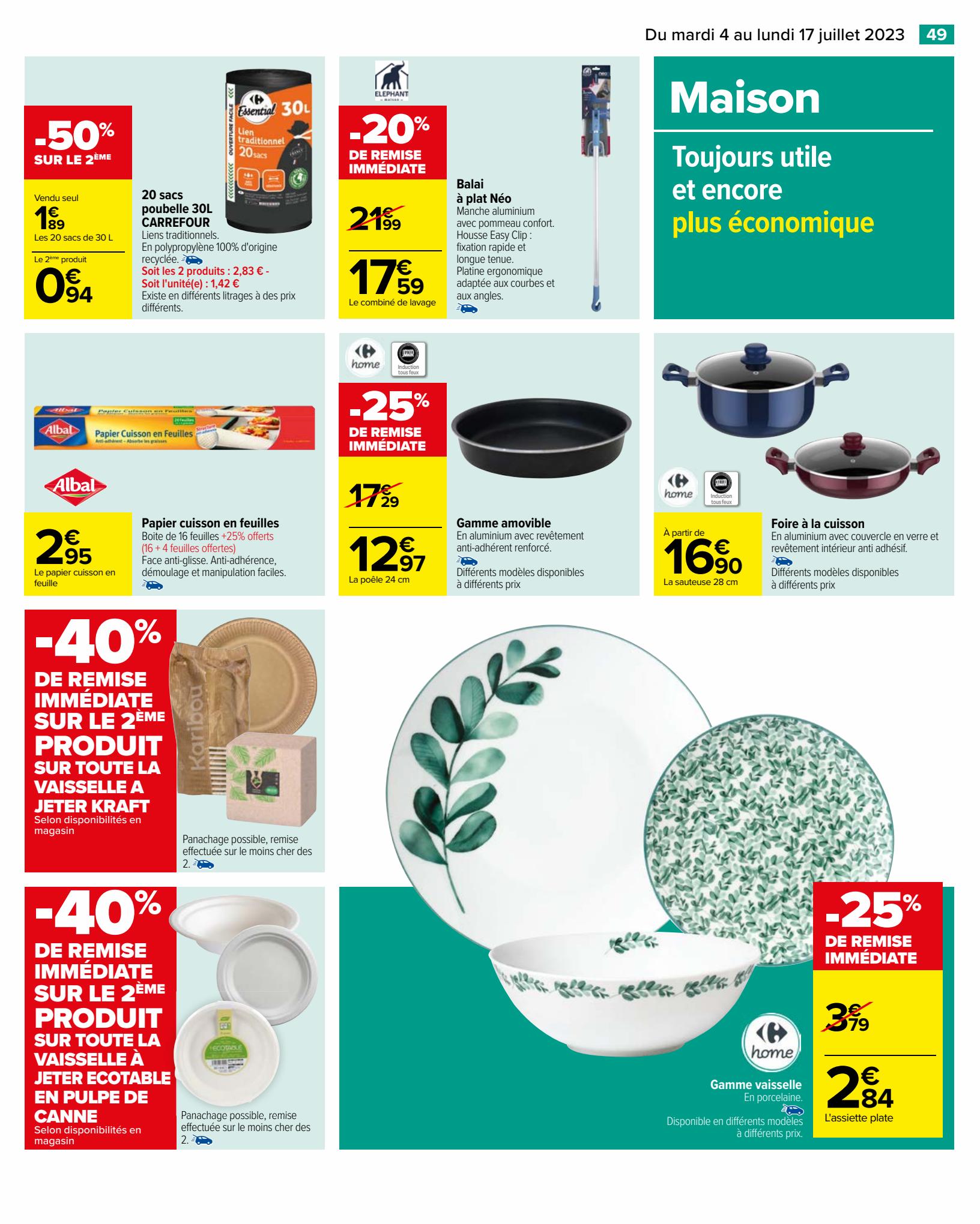 Catalogue Carrefour 4 – 17 Juillet 2023 Page 57