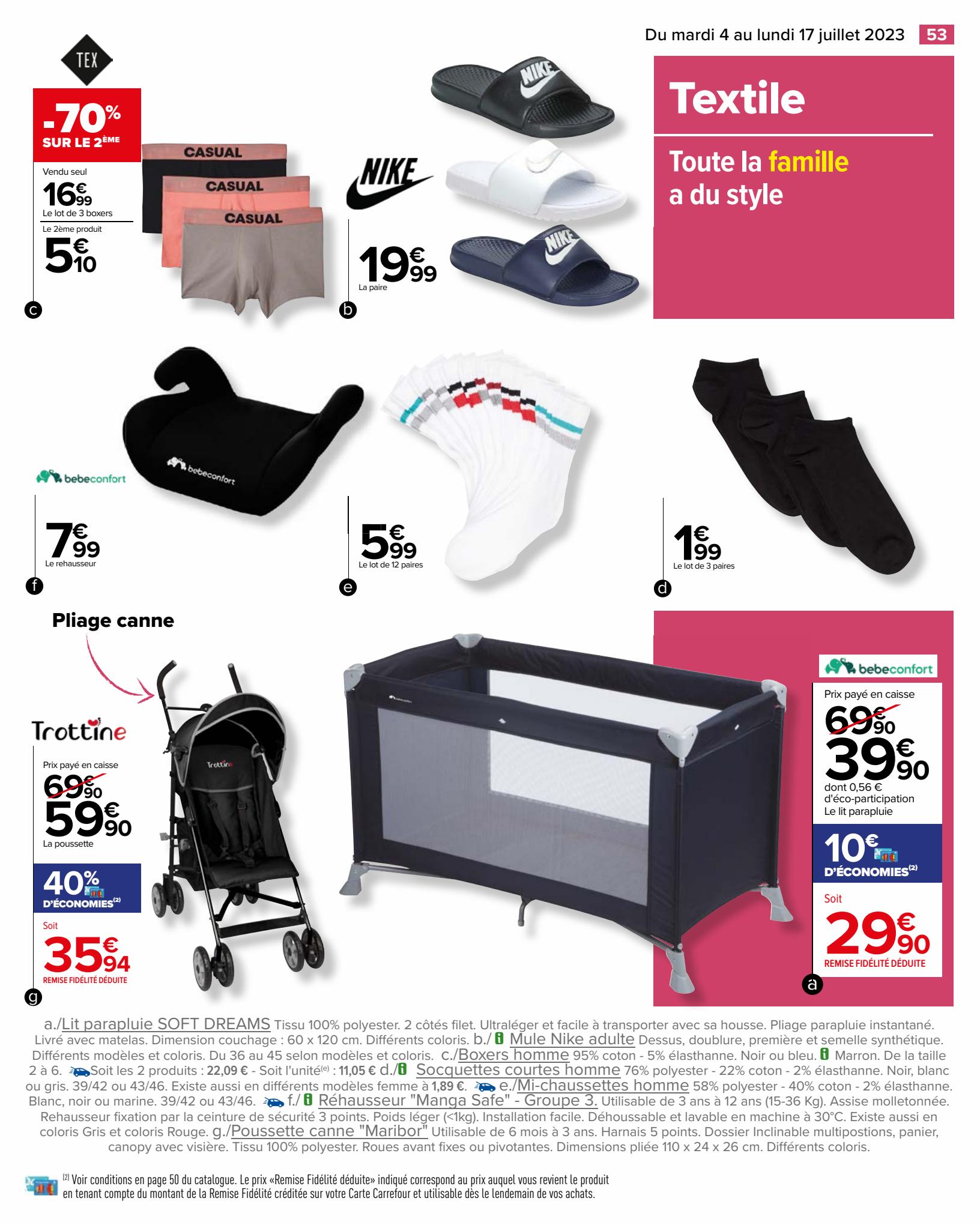 Catalogue Carrefour 4 – 17 Juillet 2023 Page 61