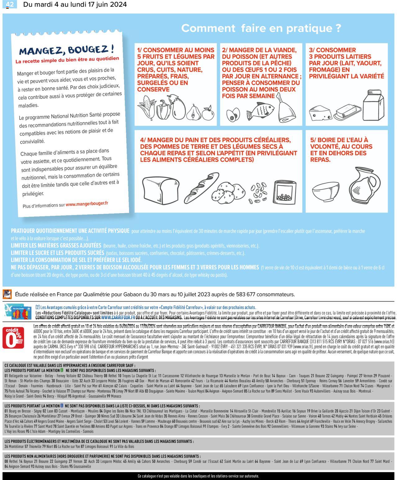 Catalogue Carrefour 4 – 17 Juin 2024 Page 44
