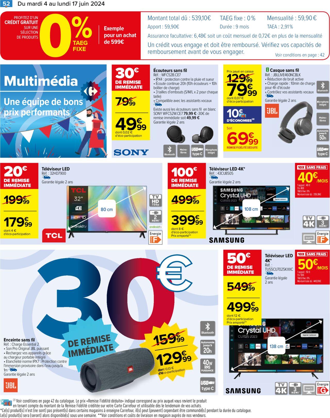 Catalogue Carrefour 4 – 17 Juin 2024 Page 54