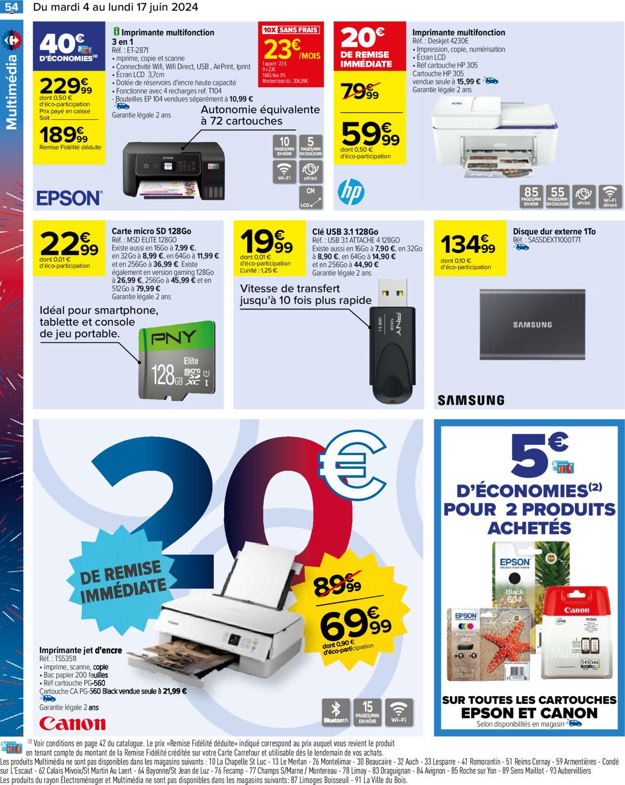 Catalogue Carrefour 4 – 17 Juin 2024 Page 56