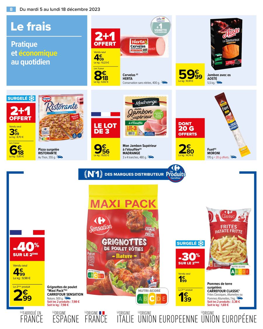 Catalogue Carrefour 5 – 18 Décembre 2023 Page 10