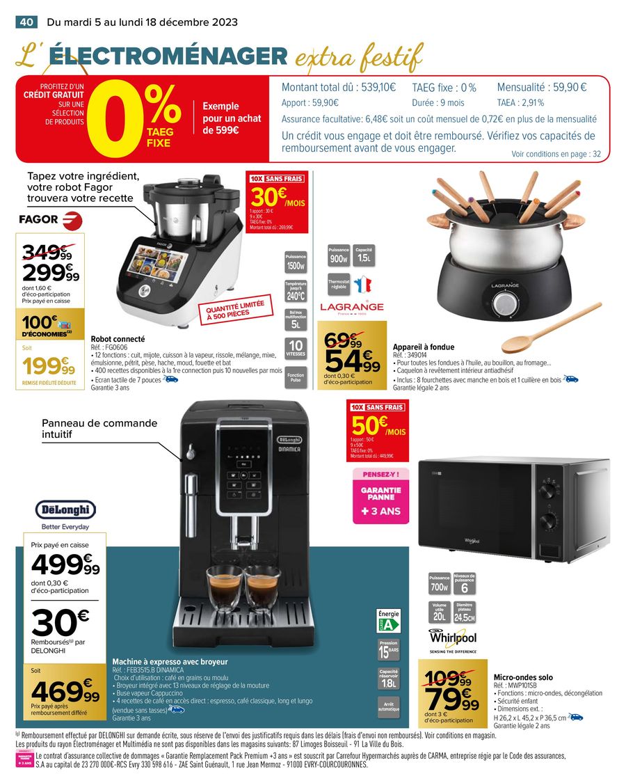 Catalogue Carrefour 5 – 18 Décembre 2023 Page 42