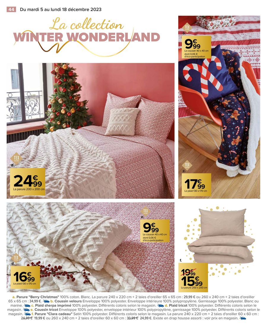 Catalogue Carrefour 5 – 18 Décembre 2023 Page 46
