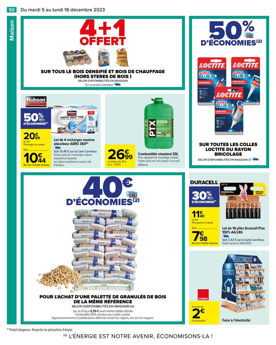 Catalogue Carrefour 5 – 18 Décembre 2023 Page 52