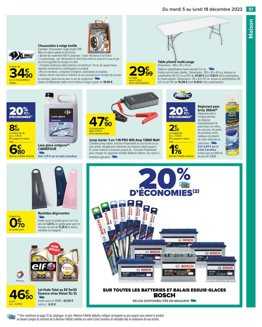 Catalogue Carrefour 5 – 18 Décembre 2023 Page 53
