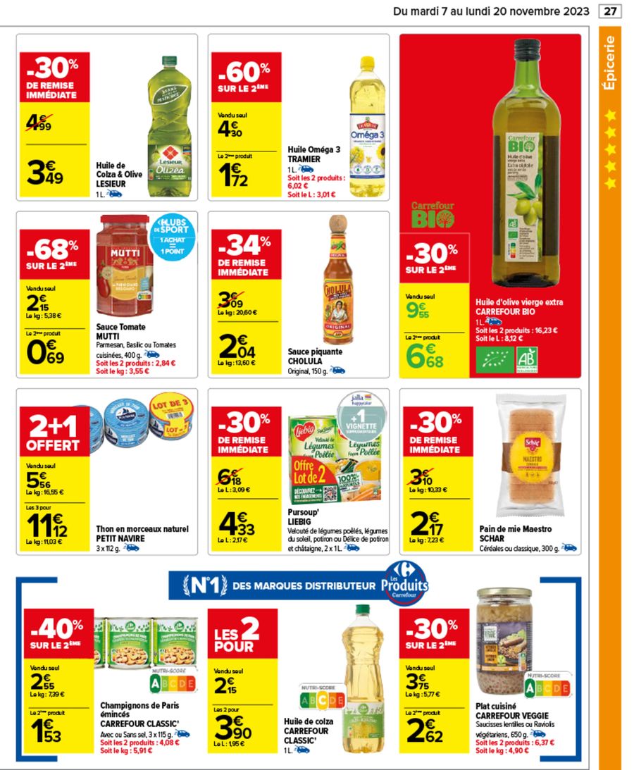 Catalogue Carrefour 7 – 20 Novembre 2023 Page 31