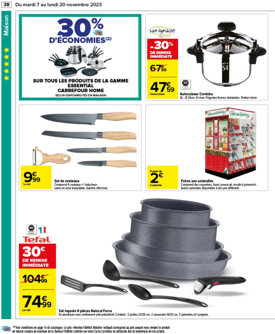 Catalogue Carrefour 7 – 20 Novembre 2023 Page 42