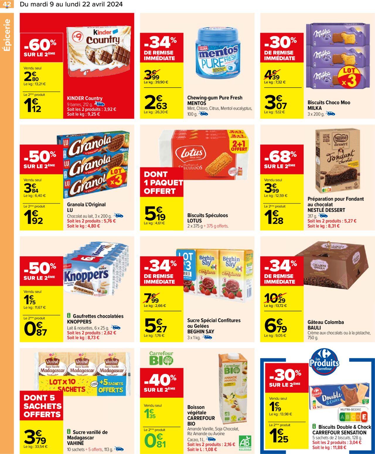 Catalogue Carrefour 9 – 22 Avril 2024 Page 44