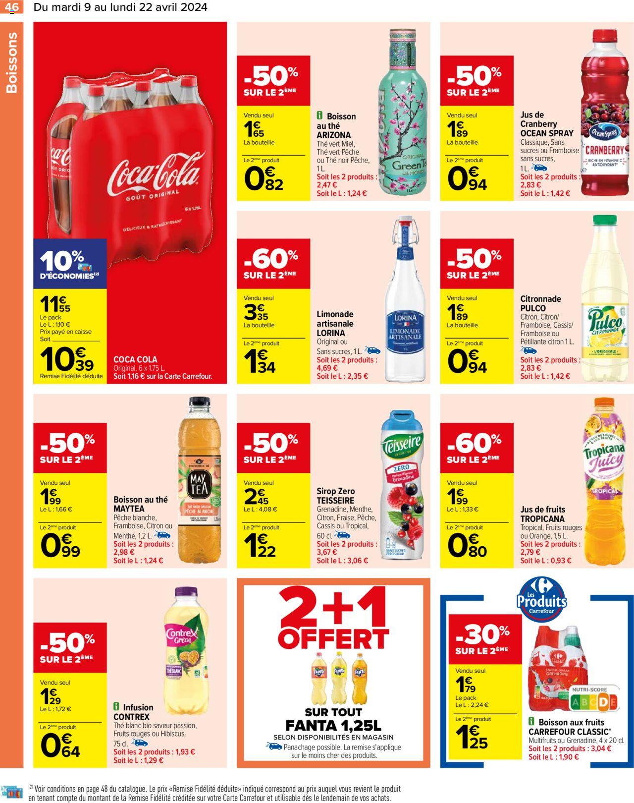 Catalogue Carrefour 9 – 22 Avril 2024 Page 48