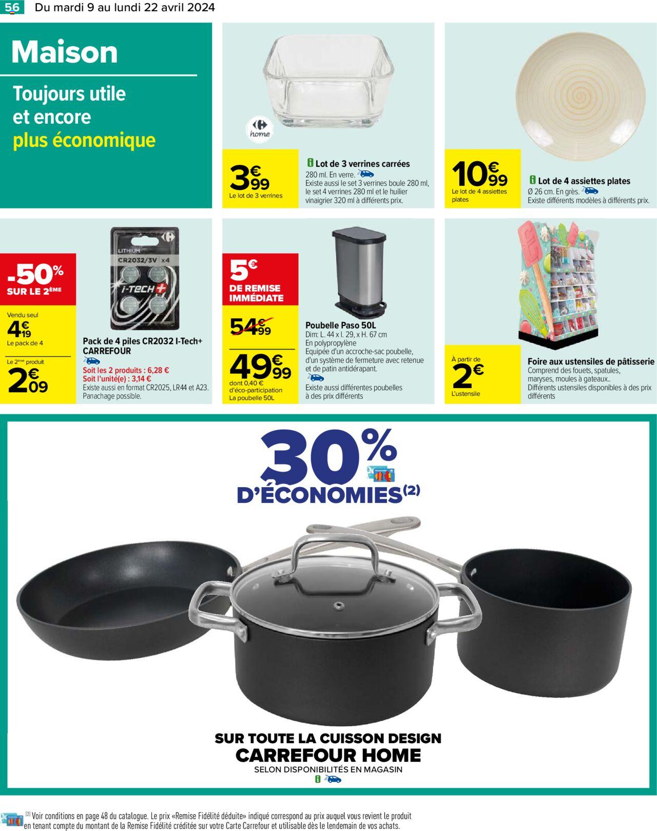 Catalogue Carrefour 9 – 22 Avril 2024 Page 58