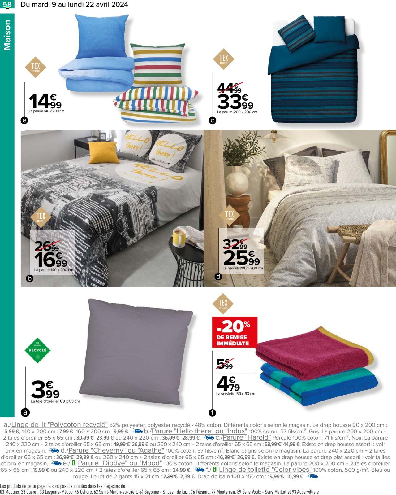 Catalogue Carrefour 9 – 22 Avril 2024 Page 60