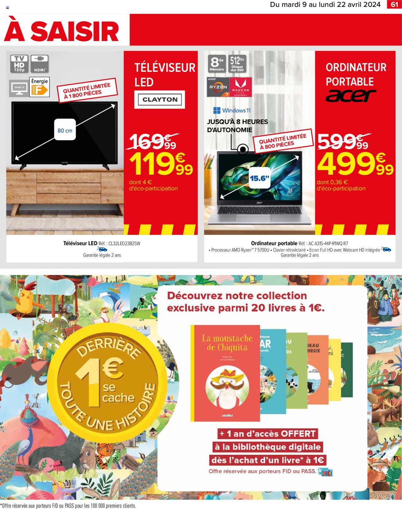 Catalogue Carrefour 9 – 22 Avril 2024 Page 63