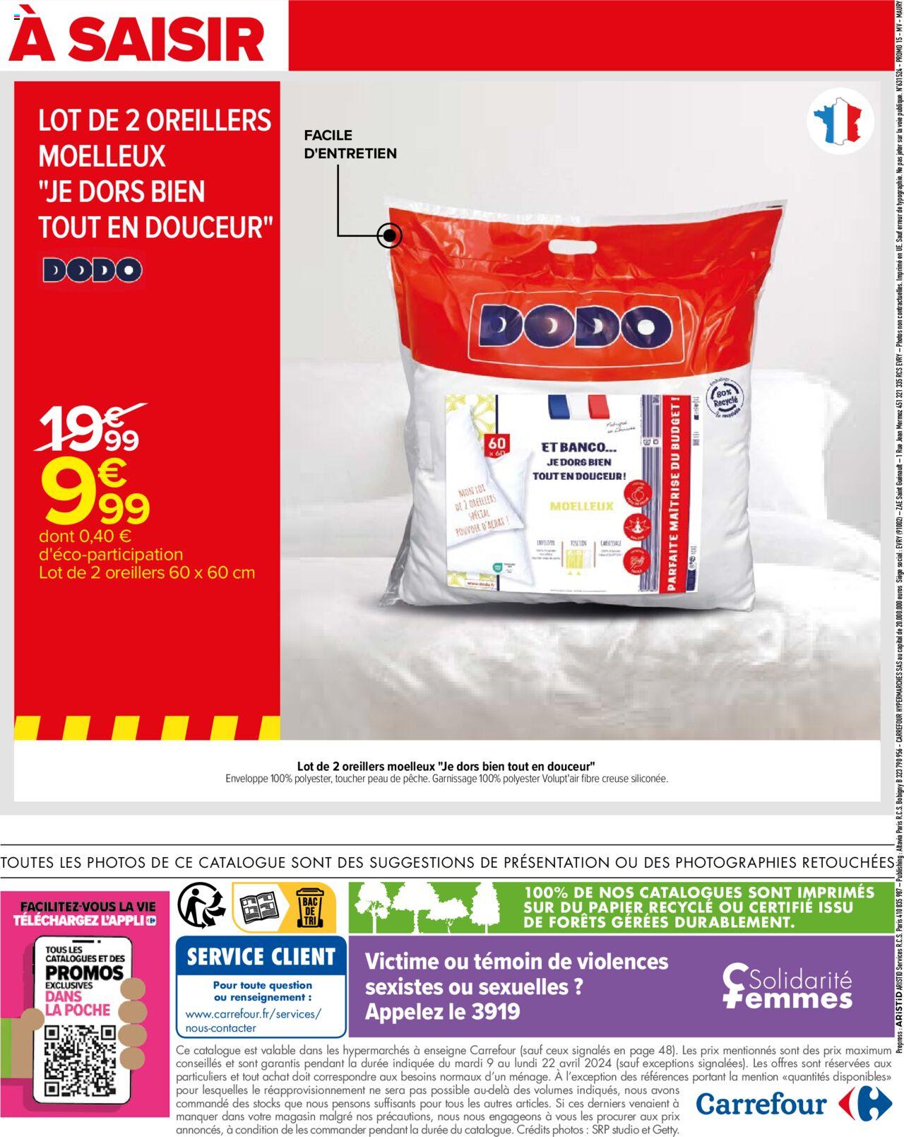 Catalogue Carrefour 9 – 22 Avril 2024 Page 66