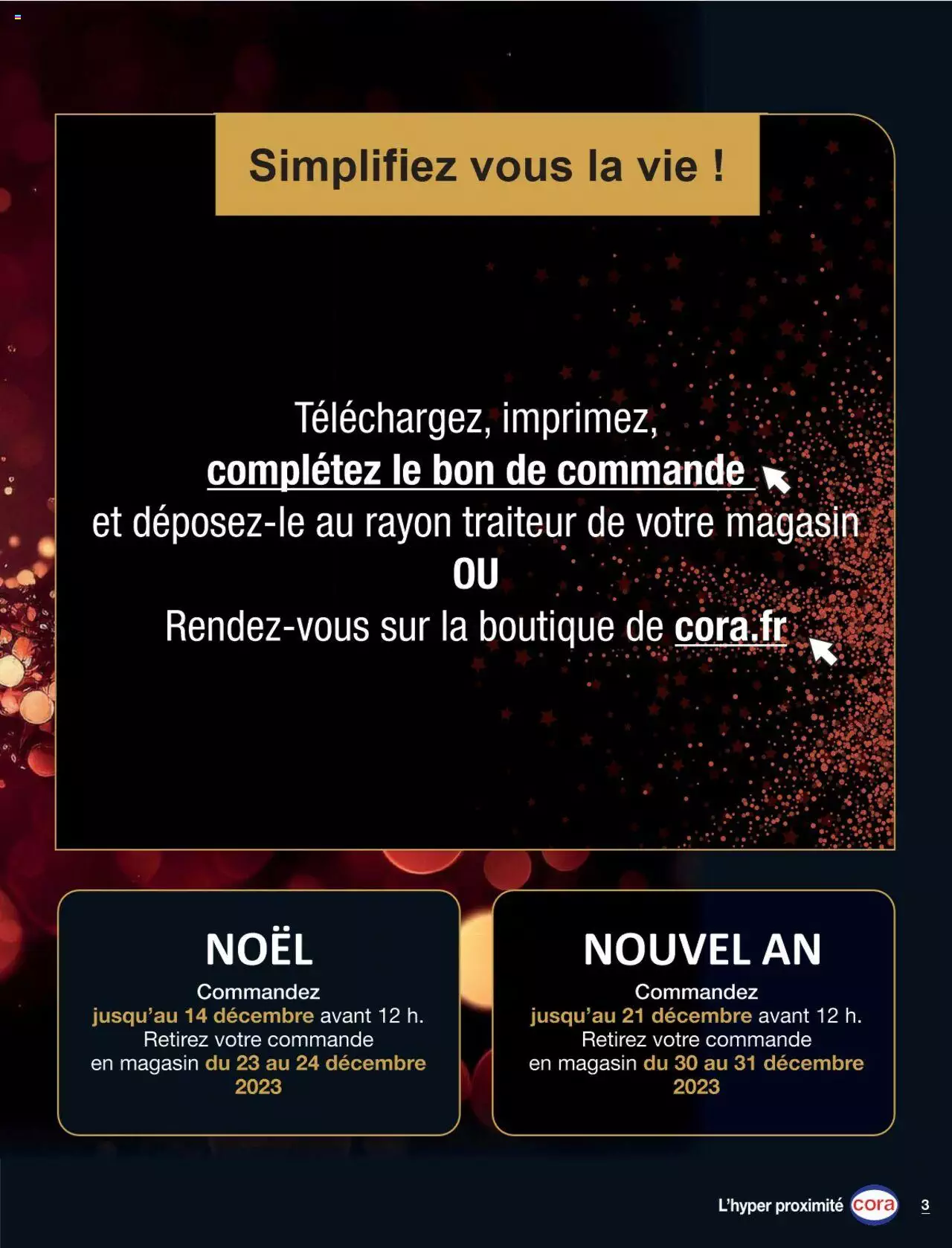 Catalogue Cora 14 – 31 Décembre 2023 Page 3
