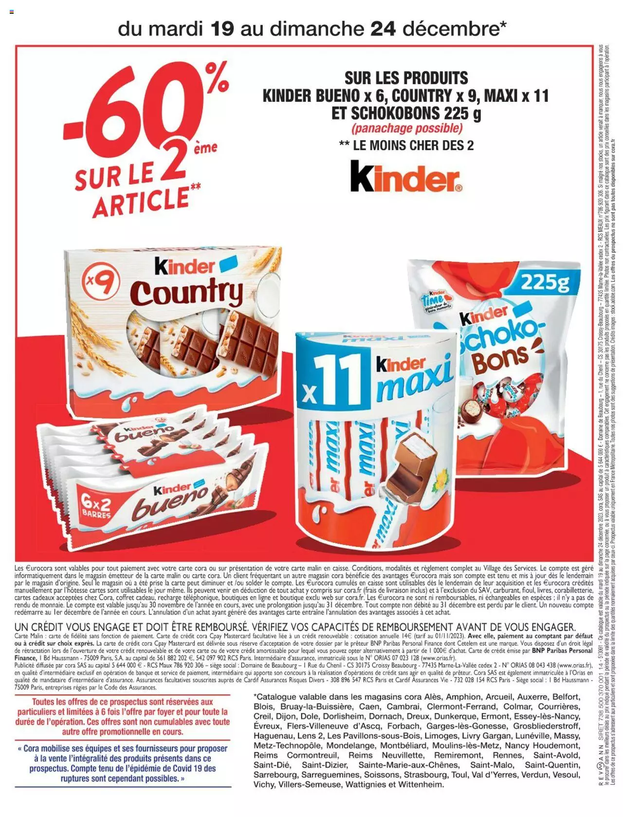 Catalogue Cora 19 – 24 Décembre 2023 Page 36