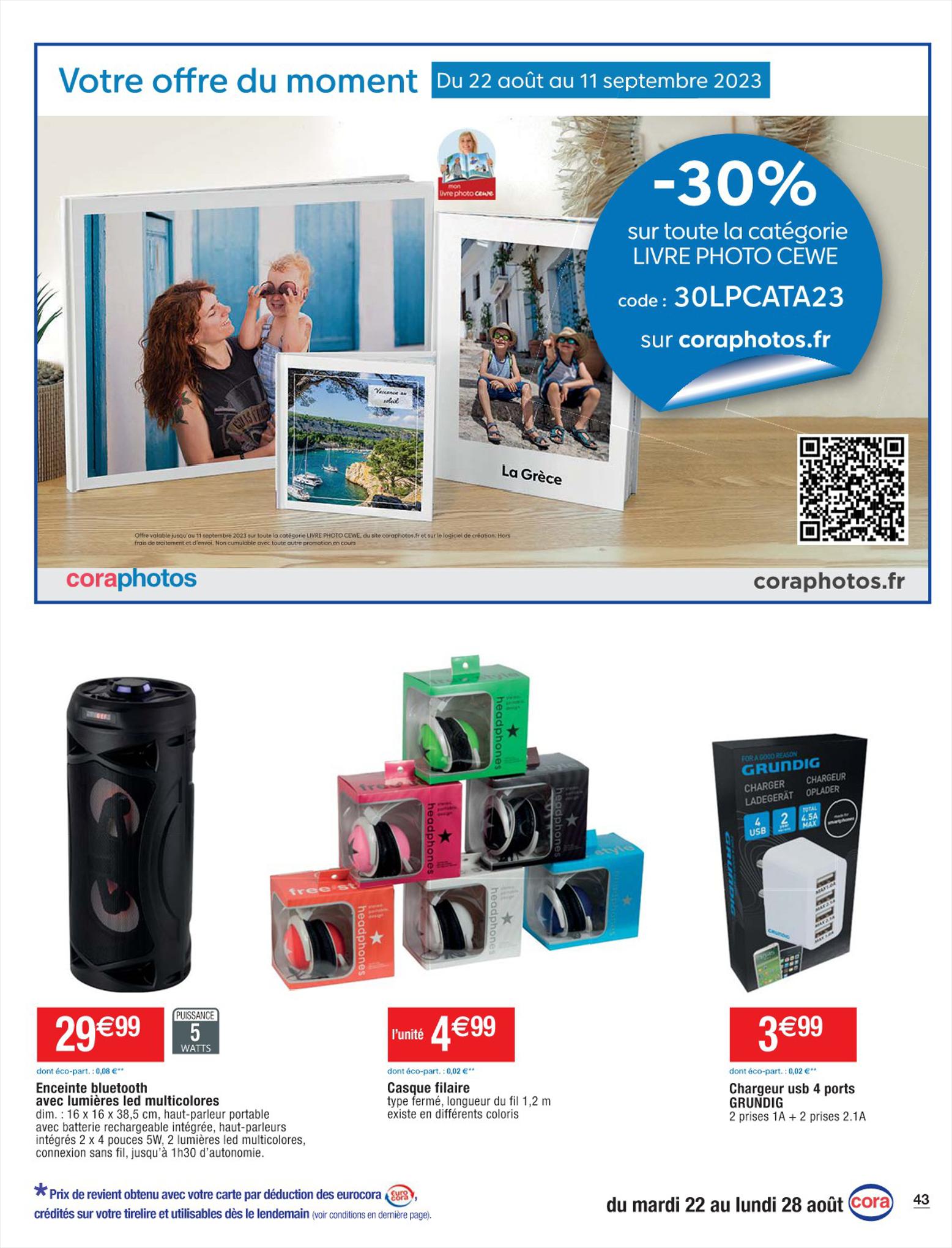 Catalogue Cora 22 – 28 Août 2023 Page 43