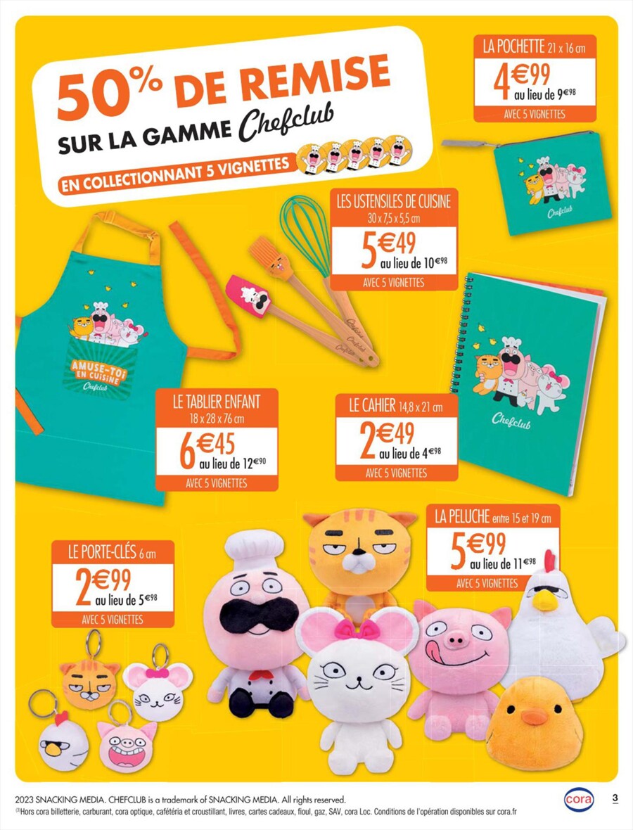 Catalogue Cora 29 Août – 4 Septembre 2023 Page 3