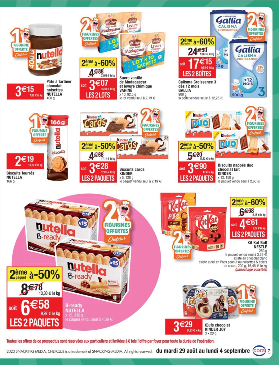 Catalogue Cora 29 Août – 4 Septembre 2023 Page 7