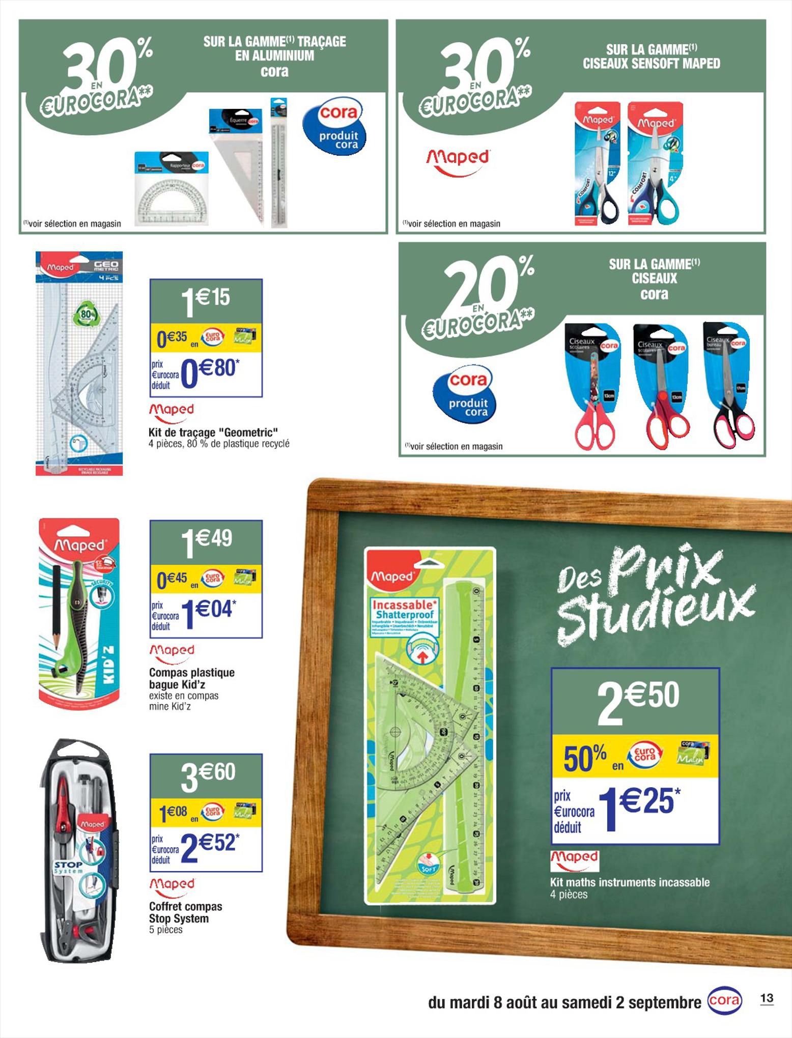 Catalogue Cora 8 Août – 2 Septembre 2023 Page 13