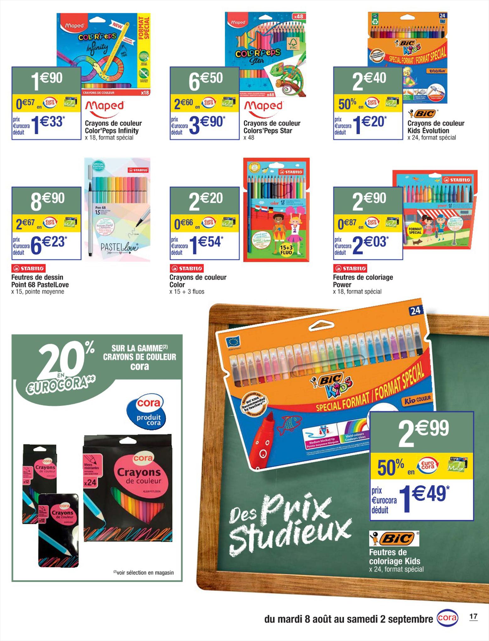 Catalogue Cora 8 Août – 2 Septembre 2023 Page 17