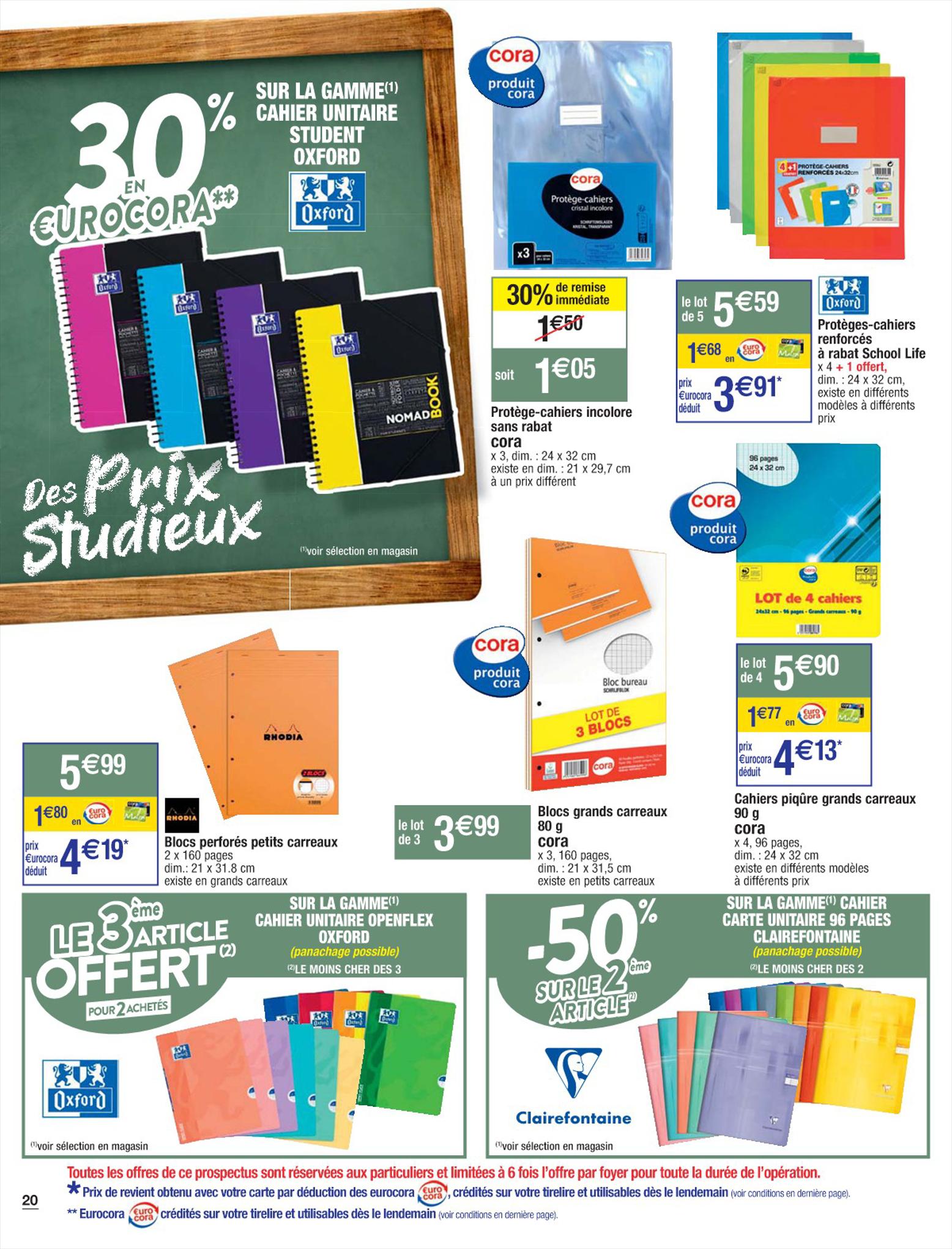 Catalogue Cora 8 Août – 2 Septembre 2023 Page 20