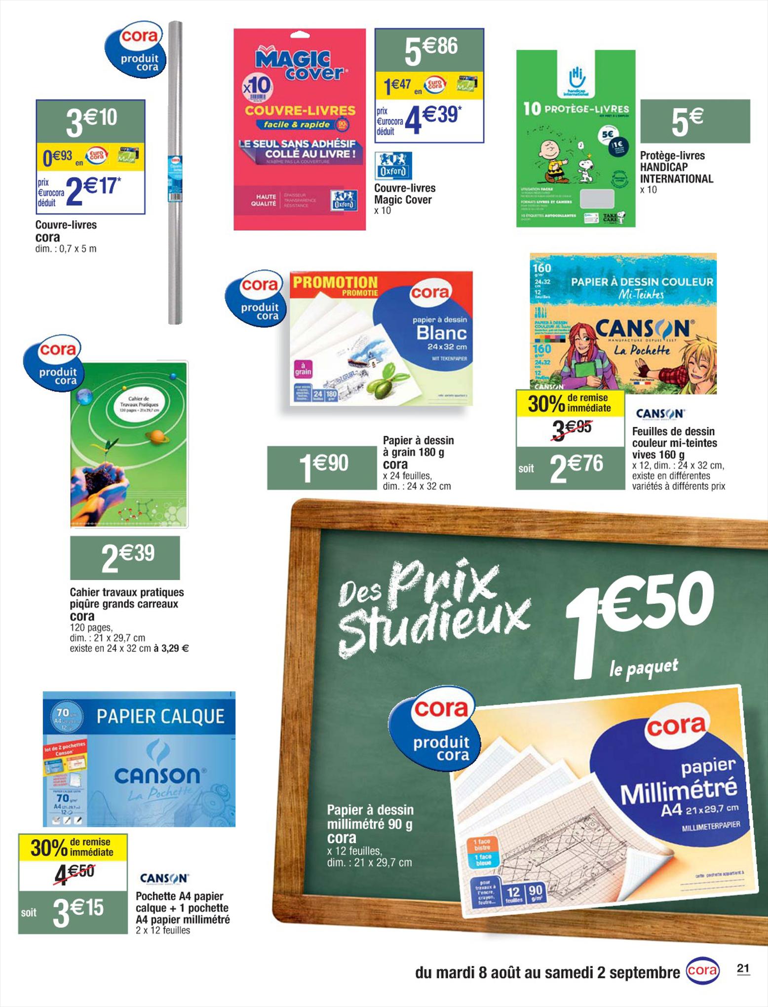 Catalogue Cora 8 Août – 2 Septembre 2023 Page 21