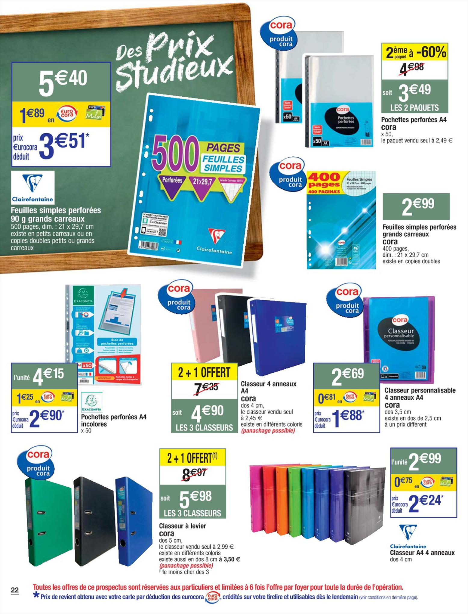 Catalogue Cora 8 Août – 2 Septembre 2023 Page 22