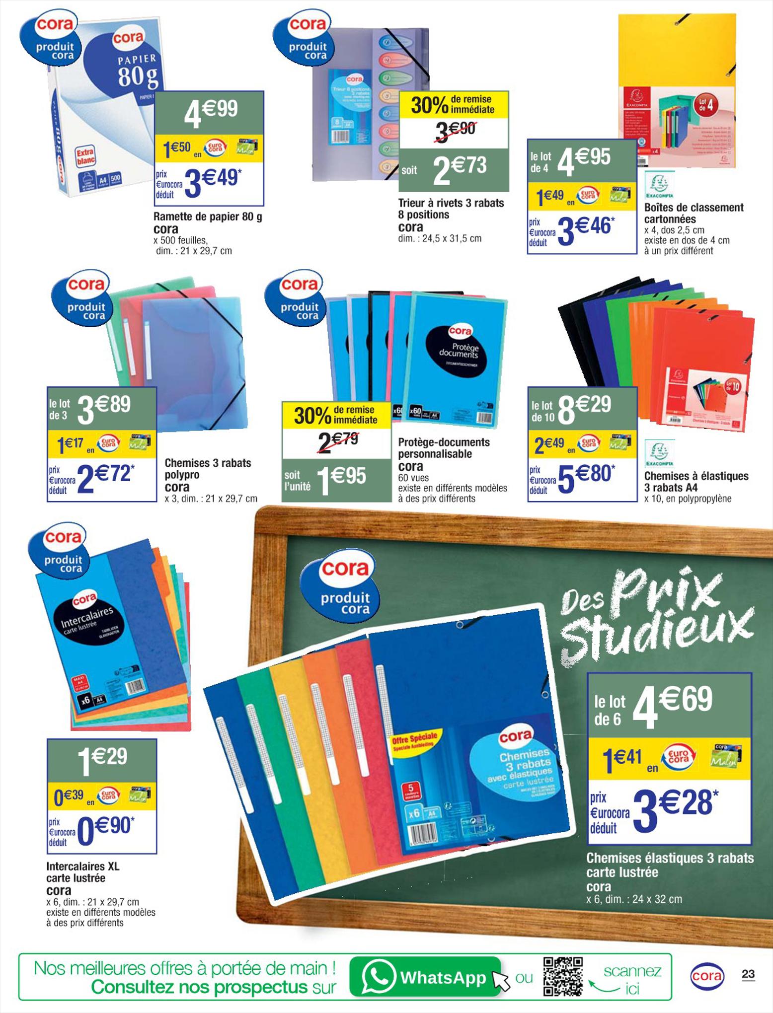 Catalogue Cora 8 Août – 2 Septembre 2023 Page 23