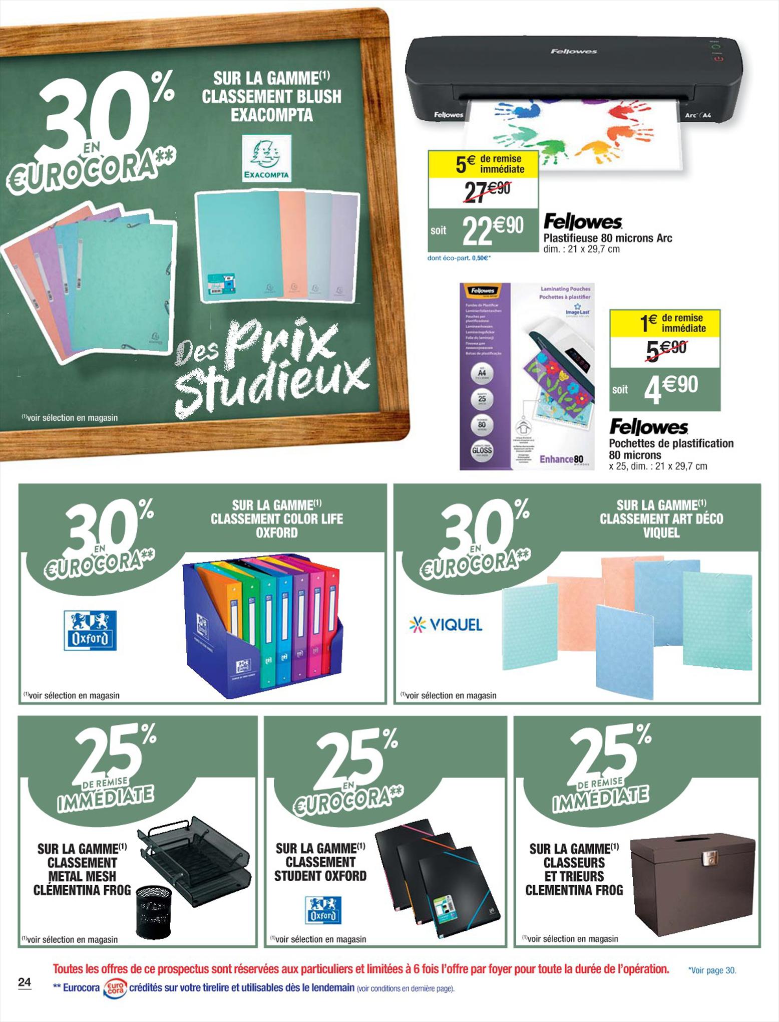 Catalogue Cora 8 Août – 2 Septembre 2023 Page 24