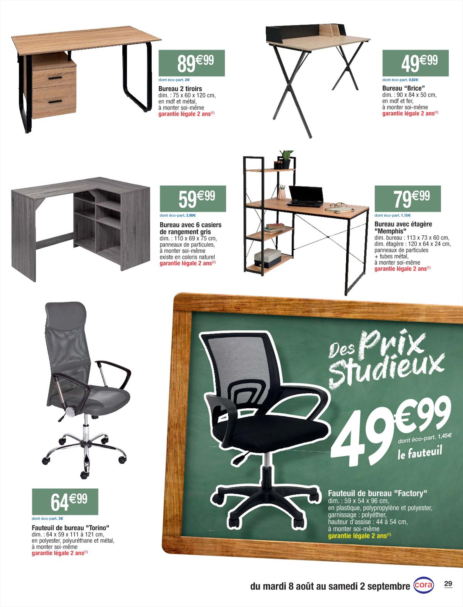 Catalogue Cora 8 Août – 2 Septembre 2023 Page 29