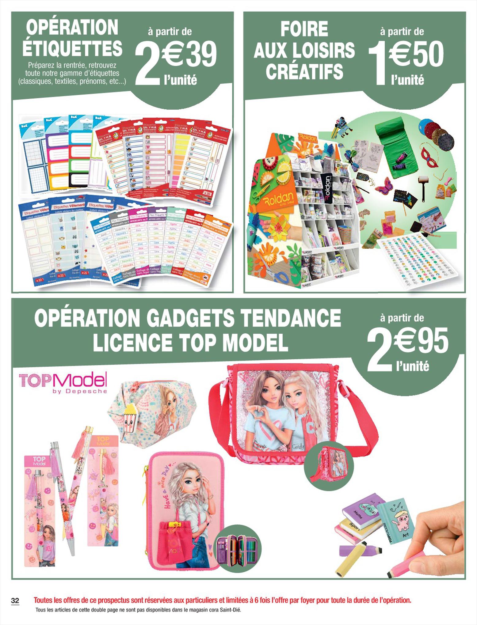 Catalogue Cora 8 Août – 2 Septembre 2023 Page 32